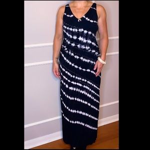 Black & White, Tie-Dye Maxi Dress. - NWT